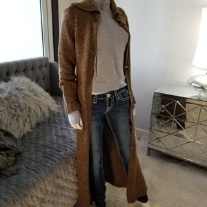 Moda internationale,wool women's coat,cognac